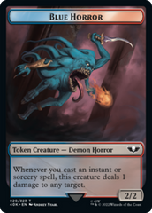 Spawn // Blue Horror Double-Sided (Surge Foil) [Warhammer 40,000 Tokens] | Good Games Morley
