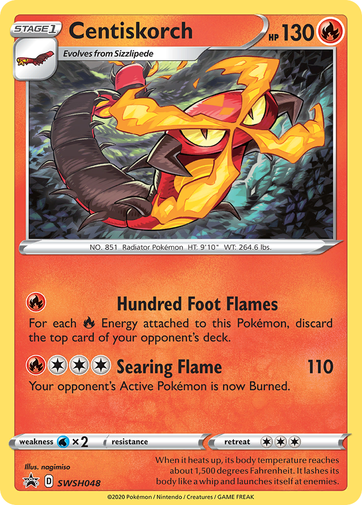 Centiskorch (SWSH048) [Sword & Shield: Black Star Promos] | Good Games Morley