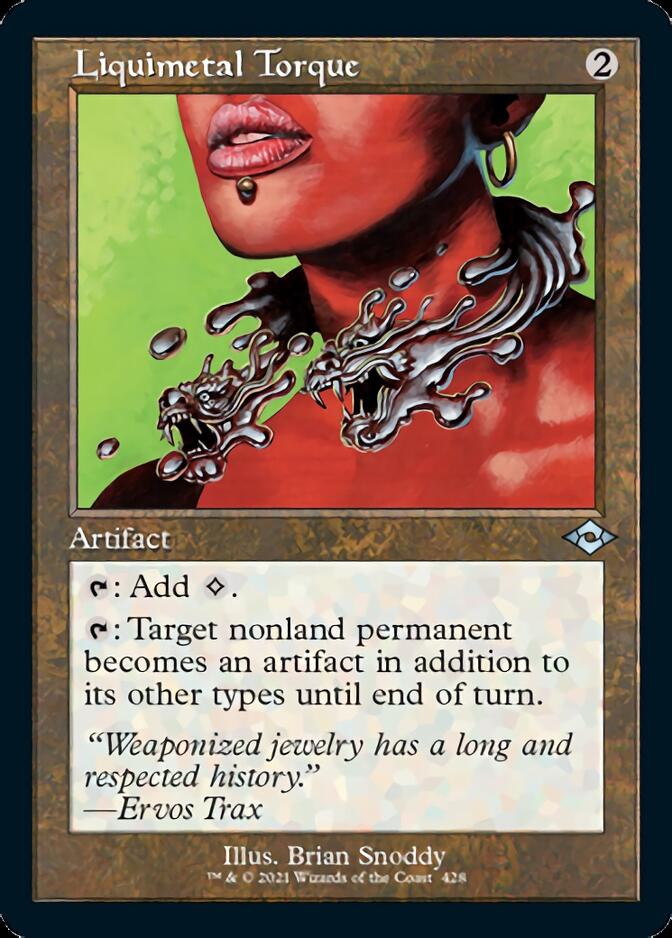 Liquimetal Torque (Retro Foil Etched) [Modern Horizons 2] | Good Games Morley
