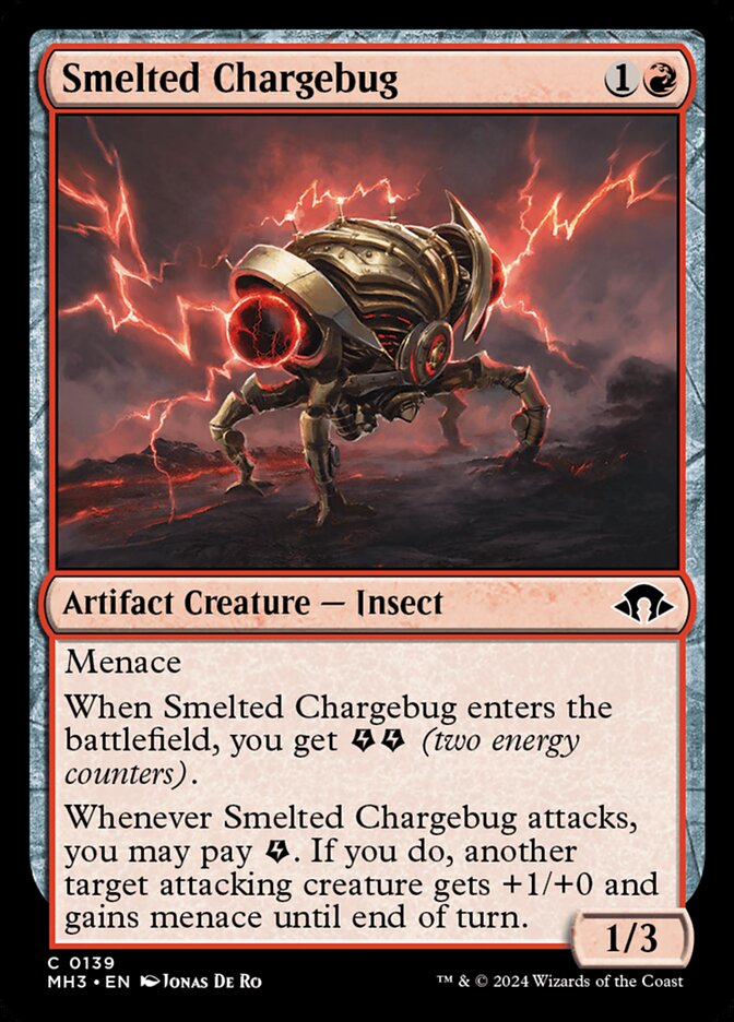 Smelted Chargebug 139/319 (Modern Horizons 3)  - Foil | Good Games Morley