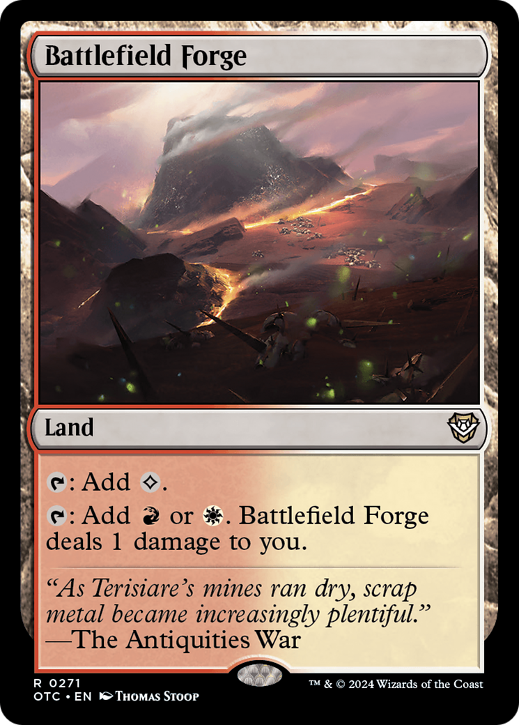 Battlefield Forge [Outlaws of Thunder Junction Commander] | Good Games Morley