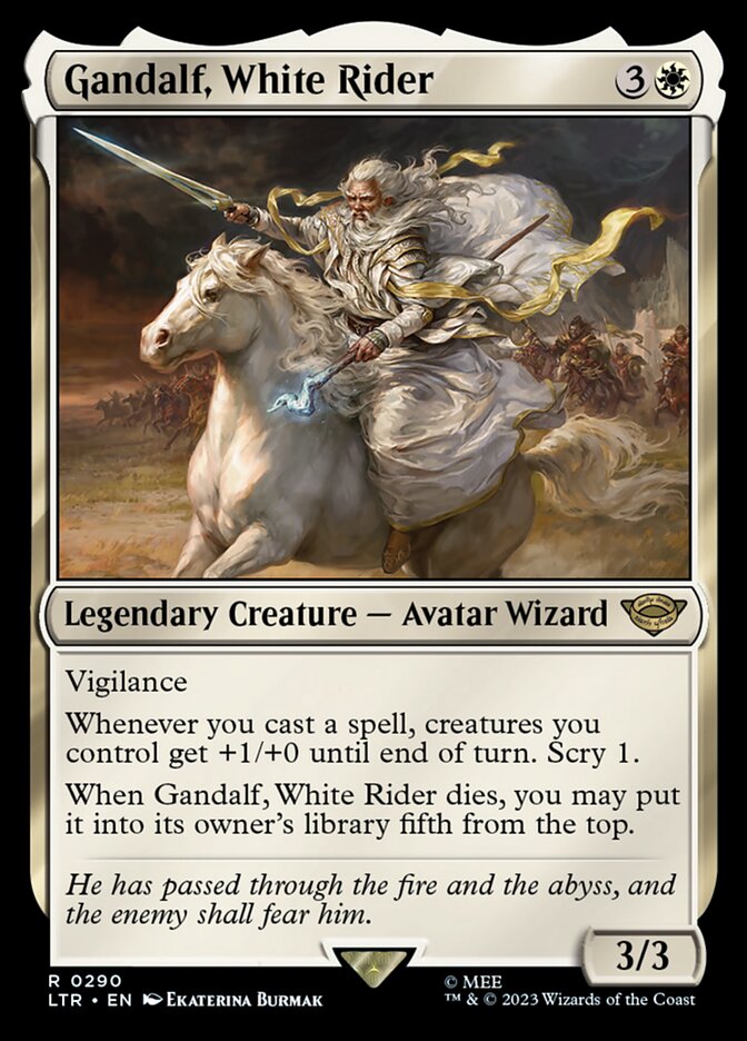 Gandalf, White Rider 290/281 (Universes Beyond: The Lord of the Rings: Tales of Middle-earth)  | Good Games Morley