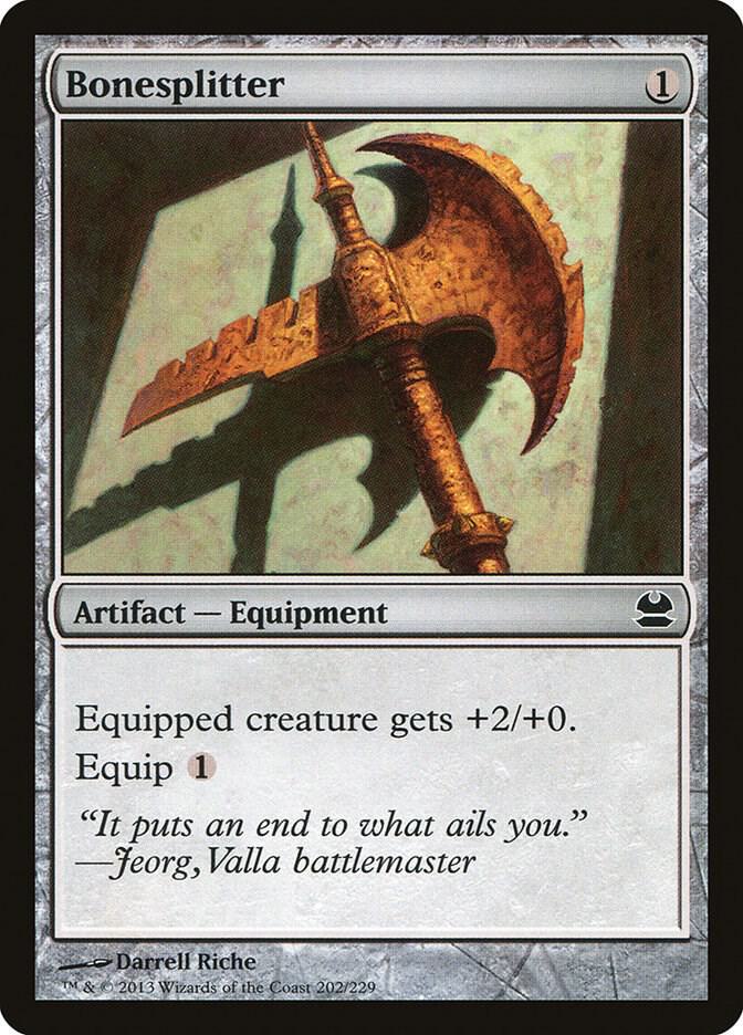Bonesplitter 202/229 (Modern Masters)  - Foil | Good Games Morley