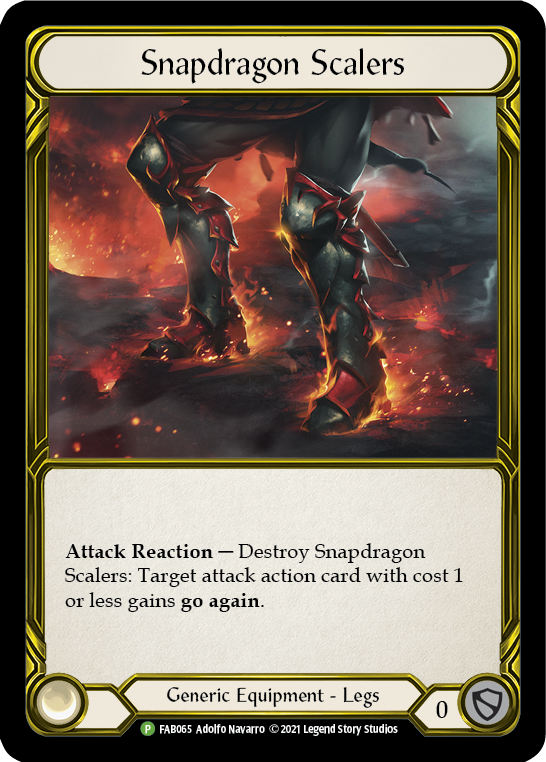Snapdragon Scalers (Golden) [FAB065] (Promo)  Cold Foil | Good Games Morley