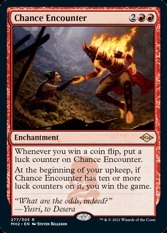 Chance Encounter (Foil Etched) [Modern Horizons 2] | Good Games Morley