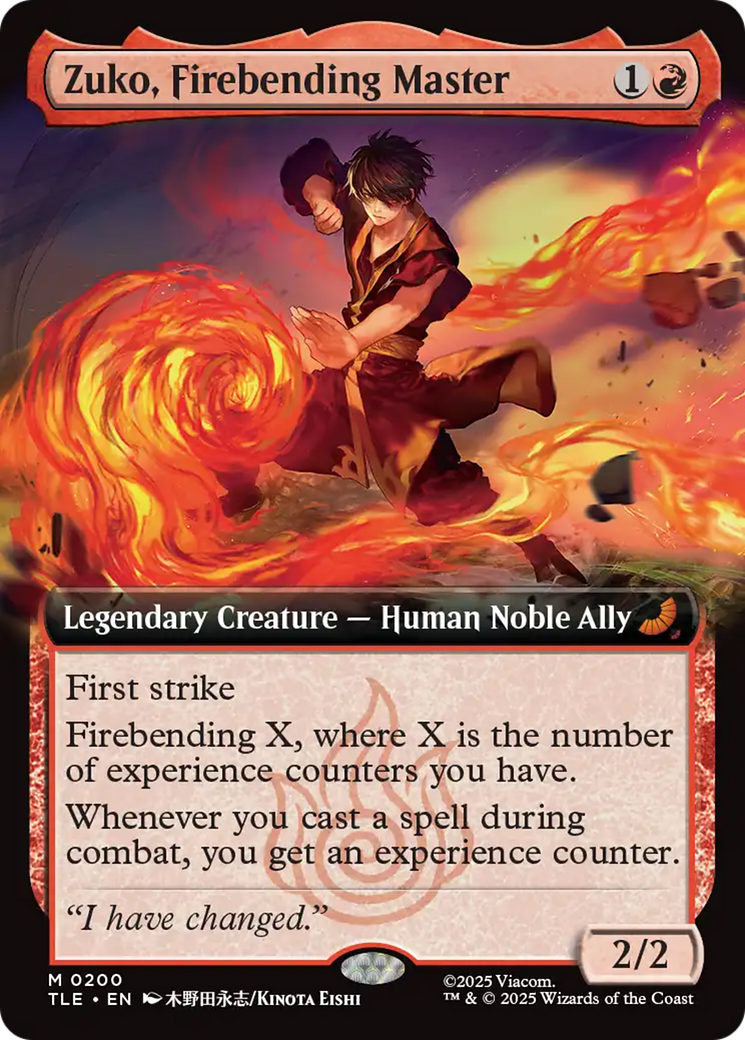 Zuko, Firebending Master (Extended Art) [Avatar: The Last Airbender: Eternal-Legal] | Good Games Morley