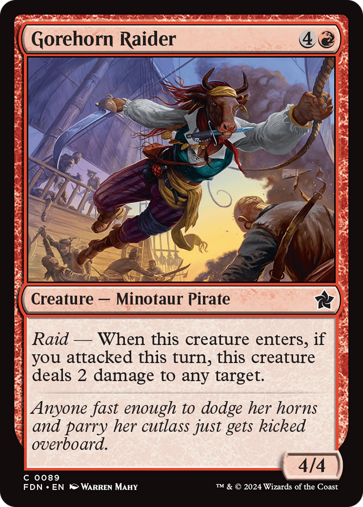 Gorehorn Raider [Foundations] | Good Games Morley