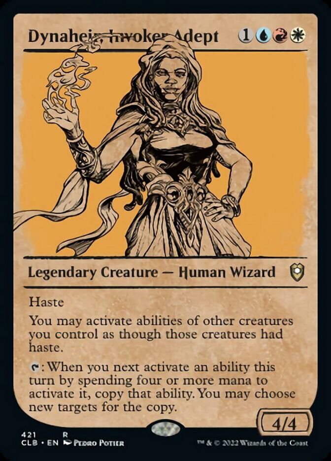 Dynaheir, Invoker Adept (Showcase) [Commander Legends: Battle for Baldur's Gate] | Good Games Morley