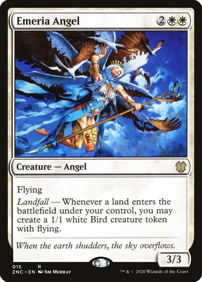 Emeria Angel 15/142 (Commander: Zendikar Rising)  | Good Games Morley
