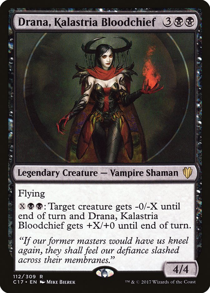 Drana, Kalastria Bloodchief 112/309 (Commander 2017)  | Good Games Morley