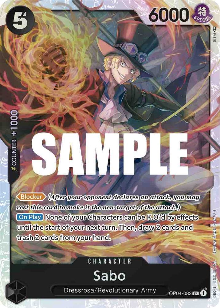 Sabo OP04-083 (Kingdoms of Intrigue)  - Foil | Good Games Morley