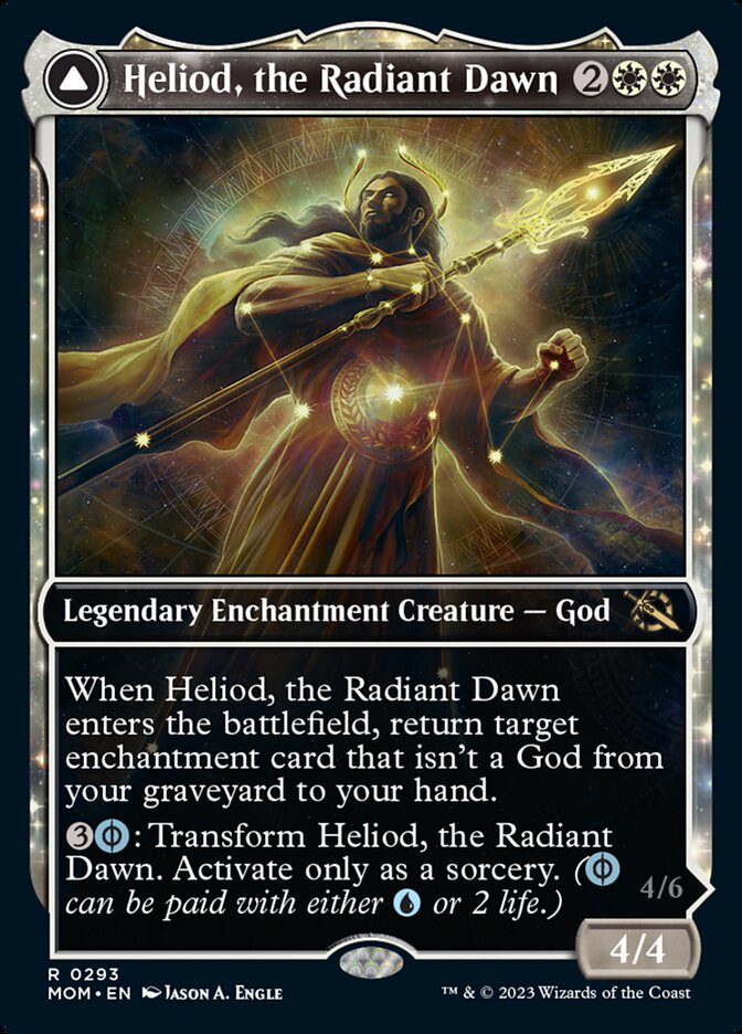 Heliod, the Radiant Dawn // Heliod, the Warped Eclipse (Showcase Planar Booster Fun) [March of the Machine] | Good Games Morley