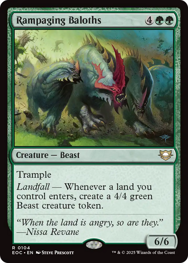 Rampaging Baloths [Edge of Eternities Commander] | Good Games Morley