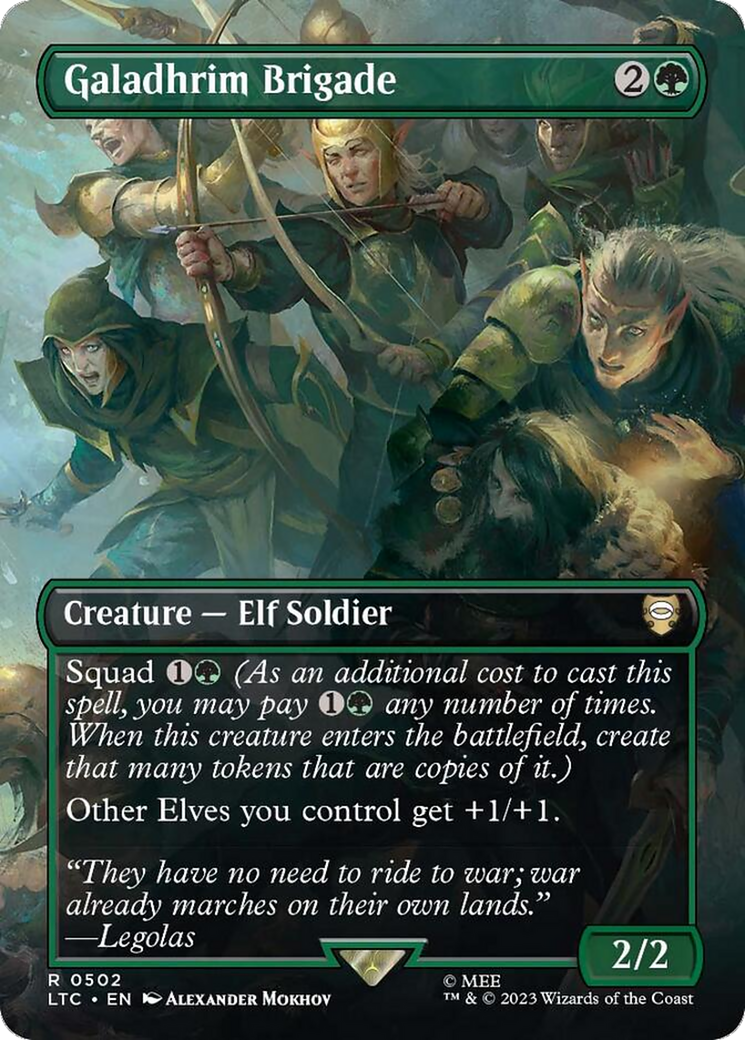 Galadhrim Brigade (Borderless) [The Lord of the Rings: Tales of Middle-Earth Commander] | Good Games Morley