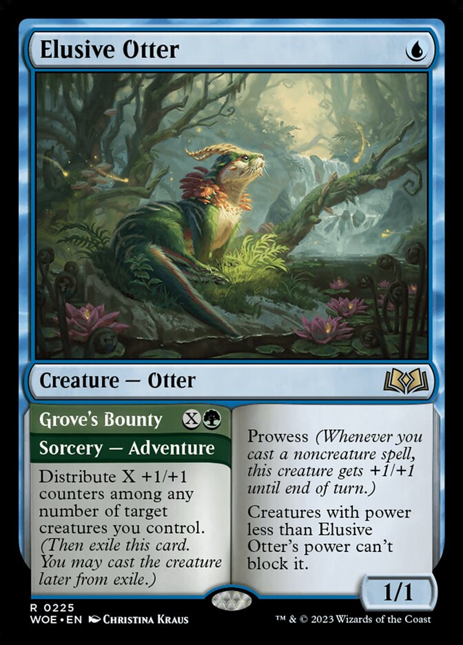 Elusive Otter // Grove's Bounty 225 (Wilds of Eldraine)  | Good Games Morley