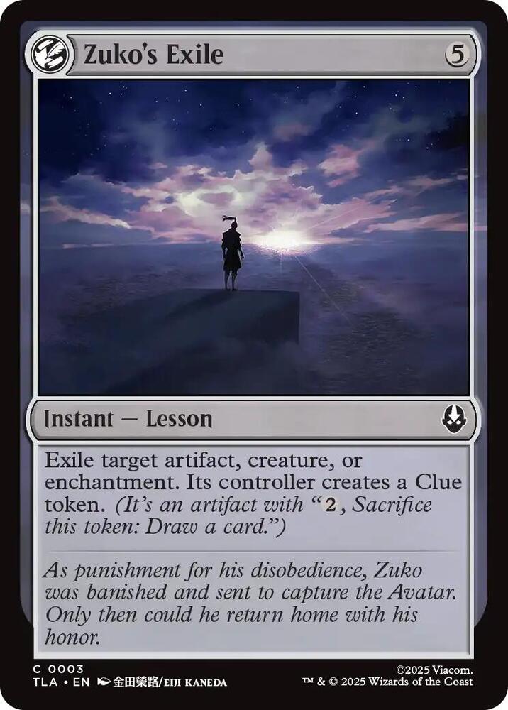 Zuko's Exile 3 (Avatar: The Last Airbender)  - Foil | Good Games Morley