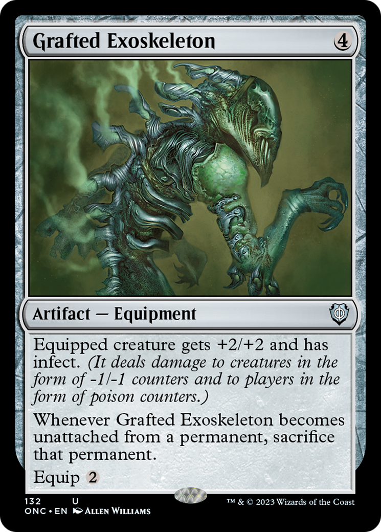 Grafted Exoskeleton [Phyrexia: All Will Be One Commander] | Good Games Morley