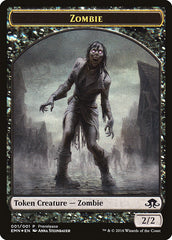 Zombie // Zombie Double-Sided Token [Eldritch Moon Prerelease Promos] | Good Games Morley
