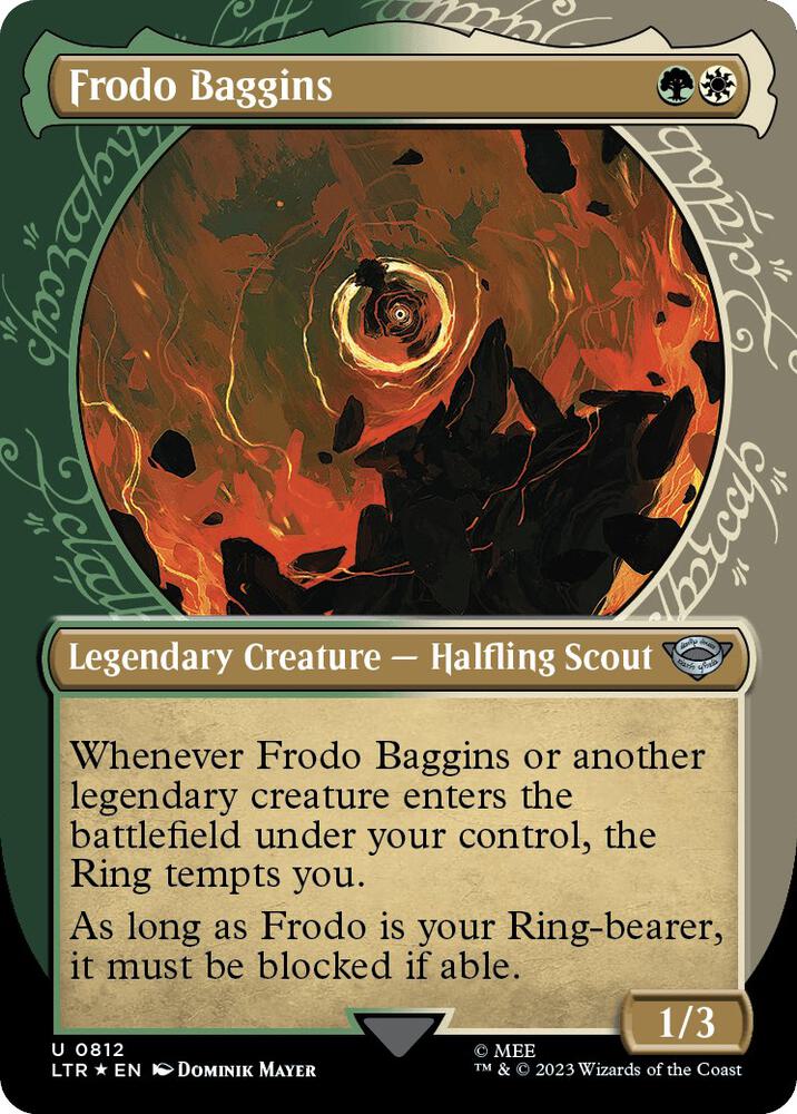 Frodo Baggins 812 (Universes Beyond: The Lord of the Rings: Tales of Middle-earth)  - Showcase Surge Foil | Good Games Morley