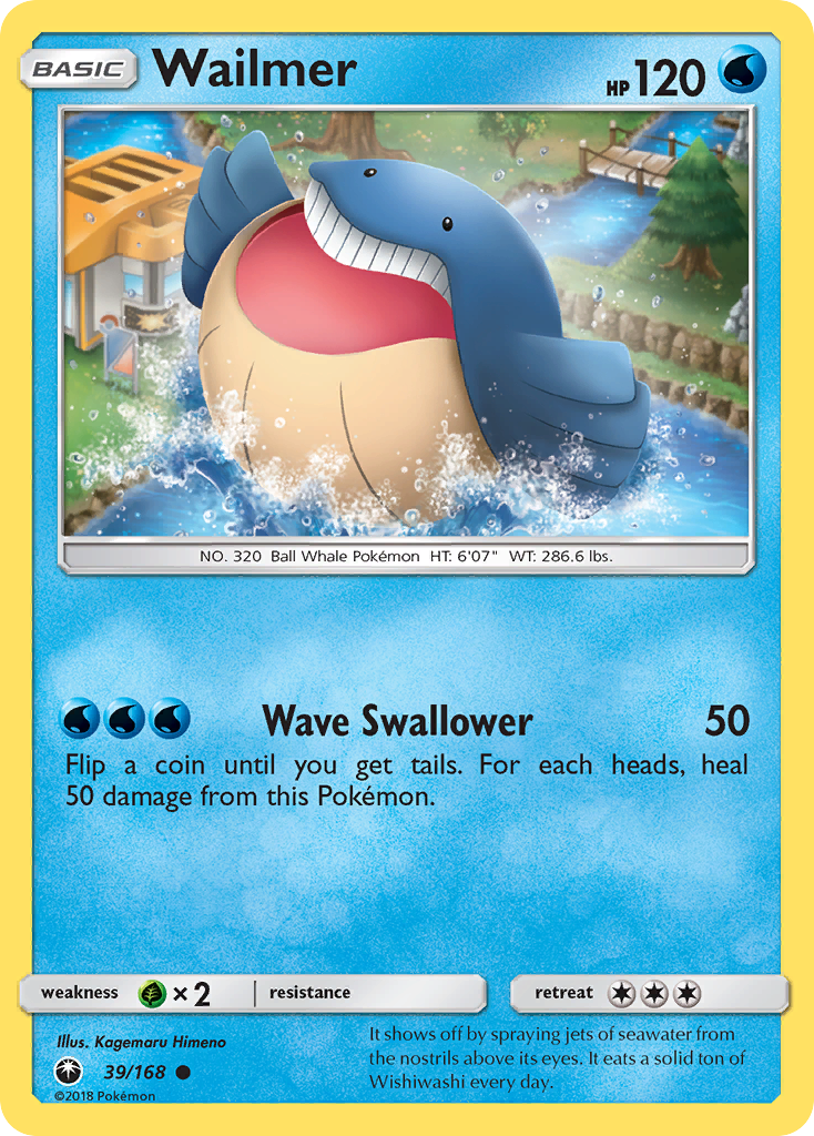Wailmer (39/168) [Sun & Moon: Celestial Storm] | Good Games Morley