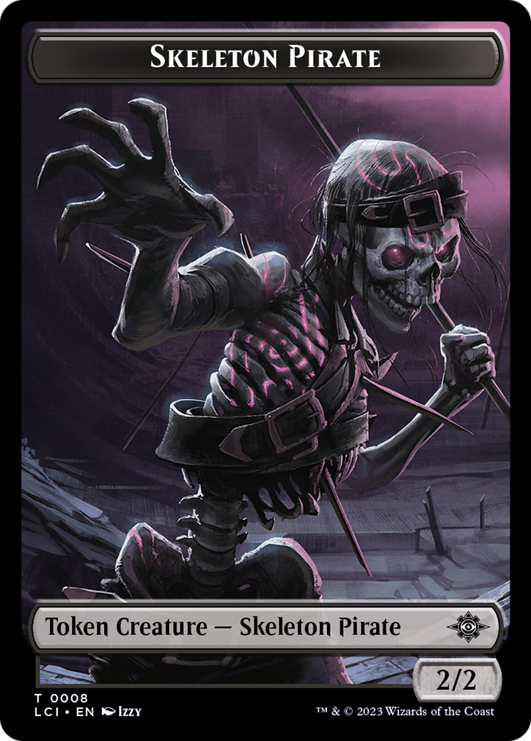 Map // Skeleton Pirate Double-Sided Token [The Lost Caverns of Ixalan Commander Tokens] | Good Games Morley