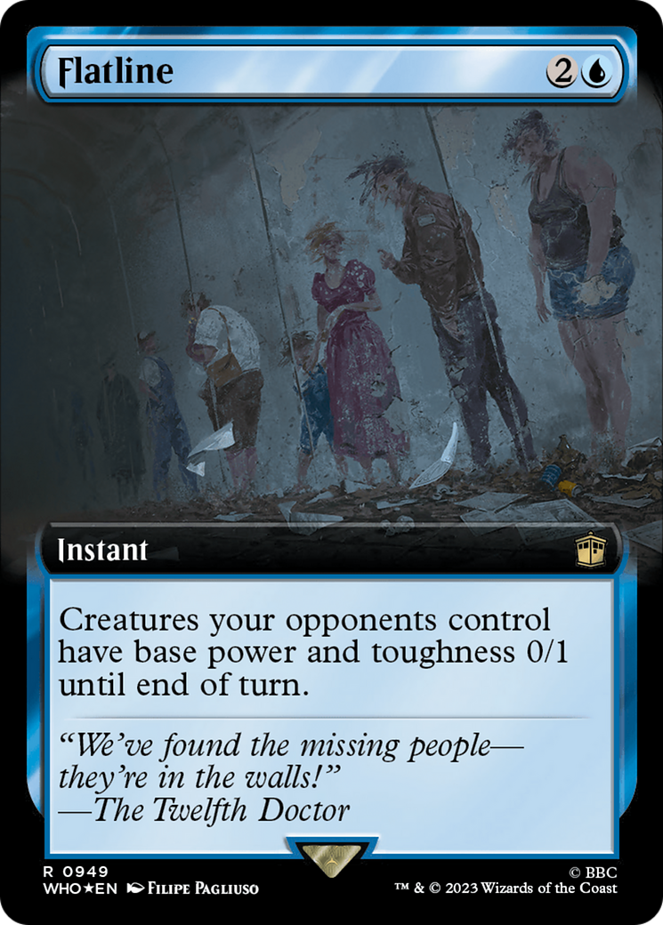 Flatline (Extended Art) (Surge Foil) [Doctor Who] | Good Games Morley