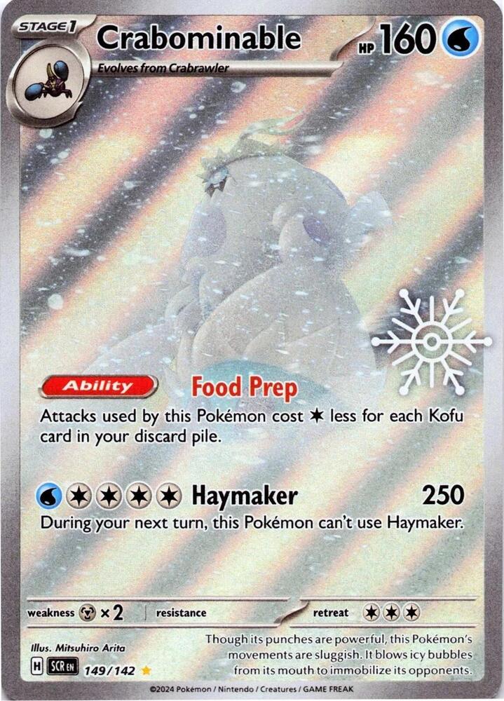 Crabominable Holiday Calendar 149/142 (Miscellaneous Cards & Products)  - Holofoil | Good Games Morley