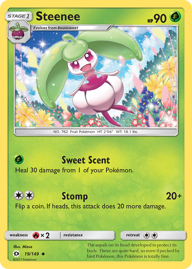 Steenee (19/149) [Sun & Moon: Base Set] | Good Games Morley