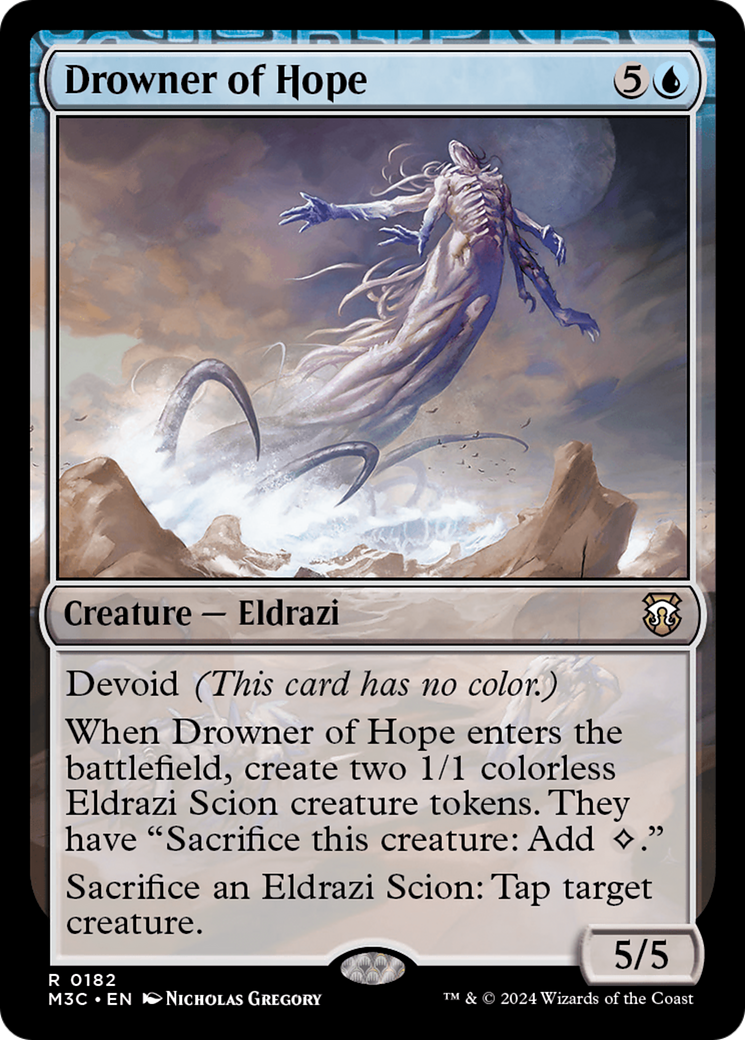 Drowner of Hope (Ripple Foil) [Modern Horizons 3 Commander] | Good Games Morley