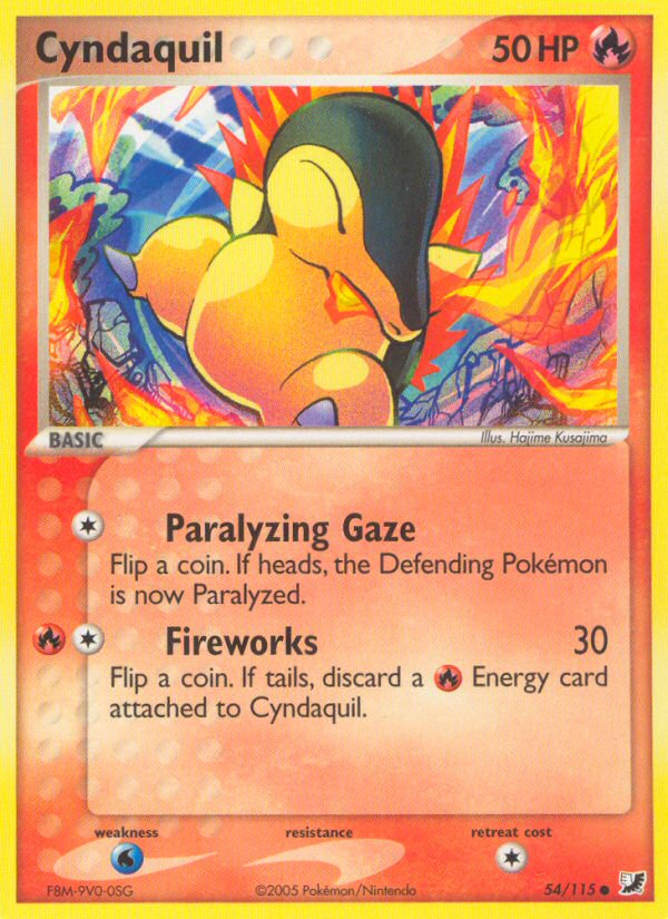 Cyndaquil (54/115) [EX: Unseen Forces] | Good Games Morley