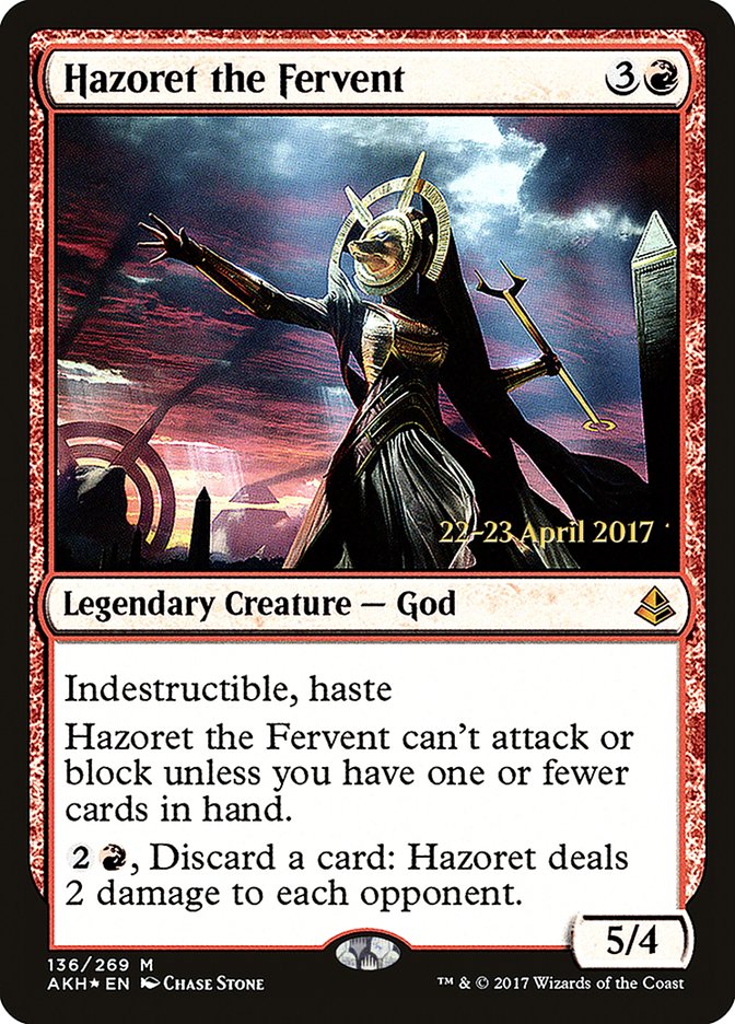 Hazoret the Fervent [Amonkhet Prerelease Promos] | Good Games Morley