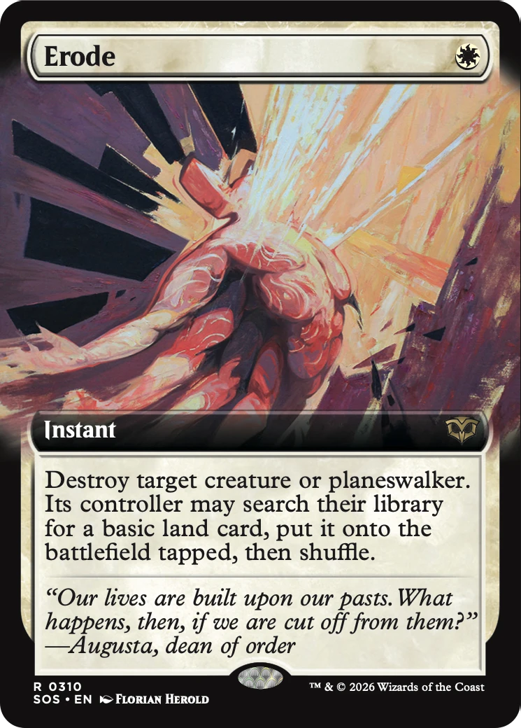Erode (Extended Art) [Secrets of Strixhaven] | Good Games Morley