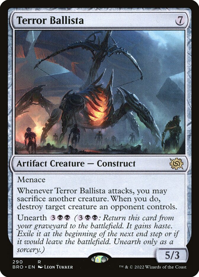 Terror Ballista 290/287 (The Brothers' War)  - Foil | Good Games Morley