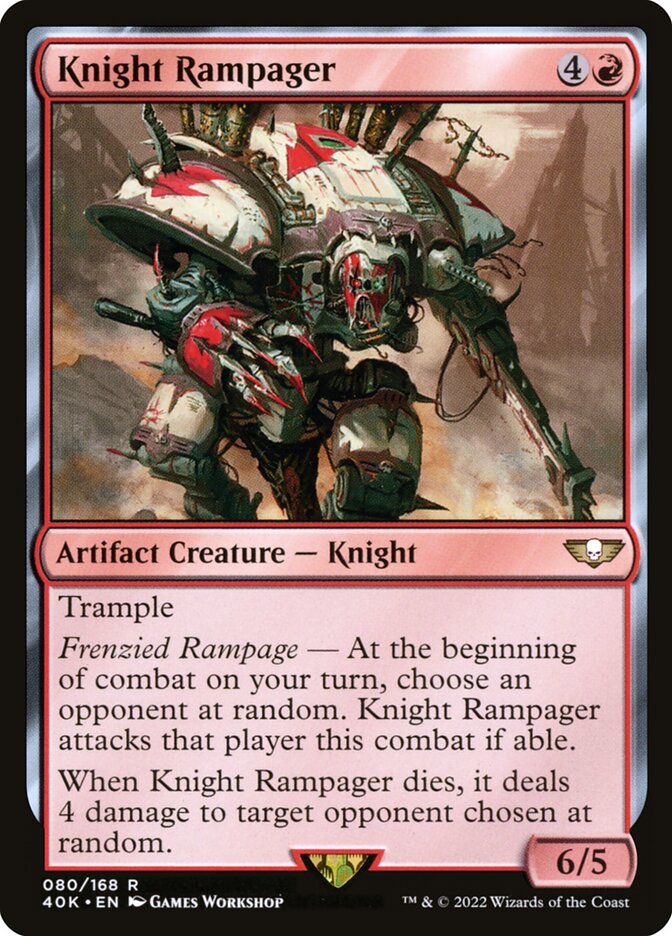 Knight Rampager 80/617 (Universes Beyond: Warhammer 40,000)  | Good Games Morley
