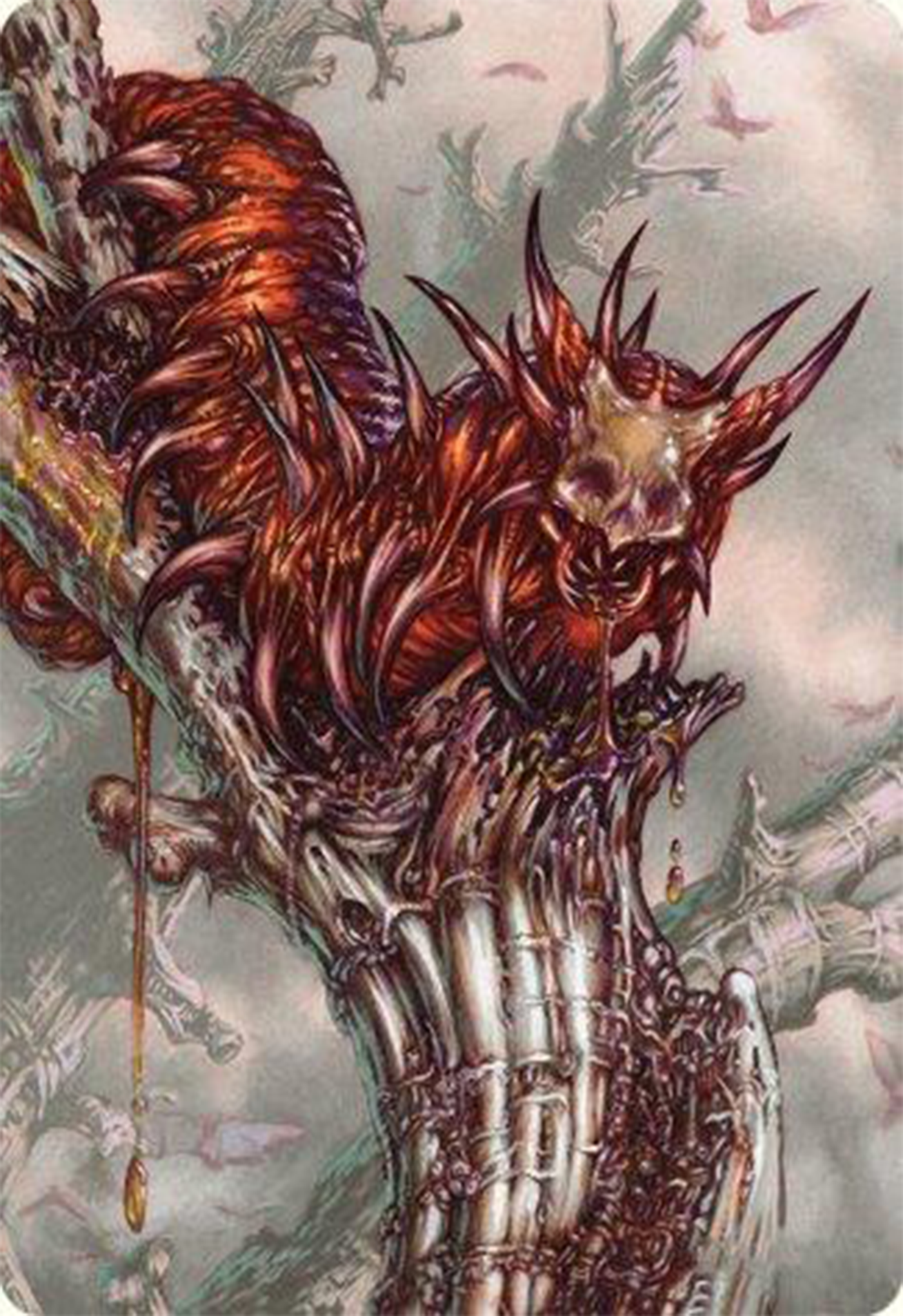 Grist, Voracious Larva Art Card [Modern Horizons 3 Art Series] | Good Games Morley