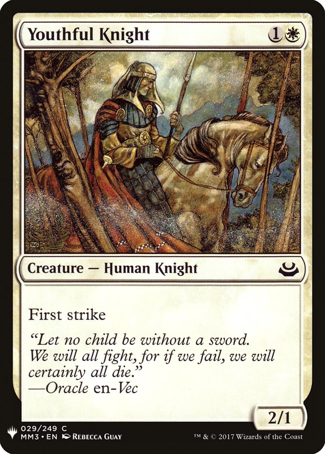 Youthful Knight [Mystery Booster] | Good Games Morley