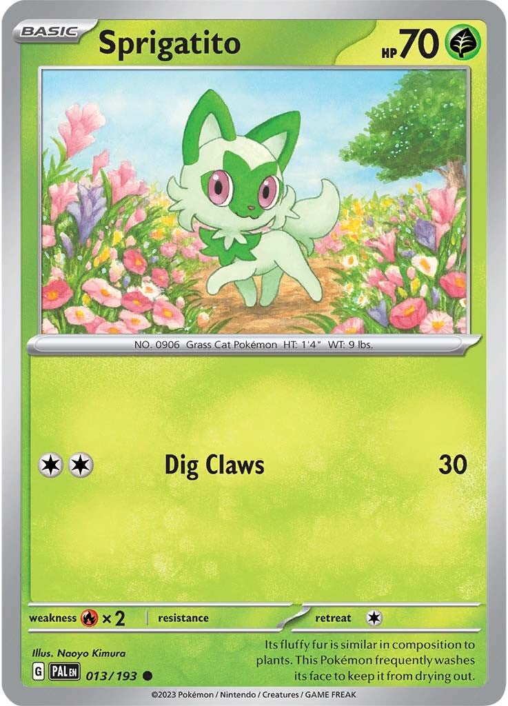 Sprigatito (013/193) [Scarlet & Violet: Paldea Evolved] | Good Games Morley