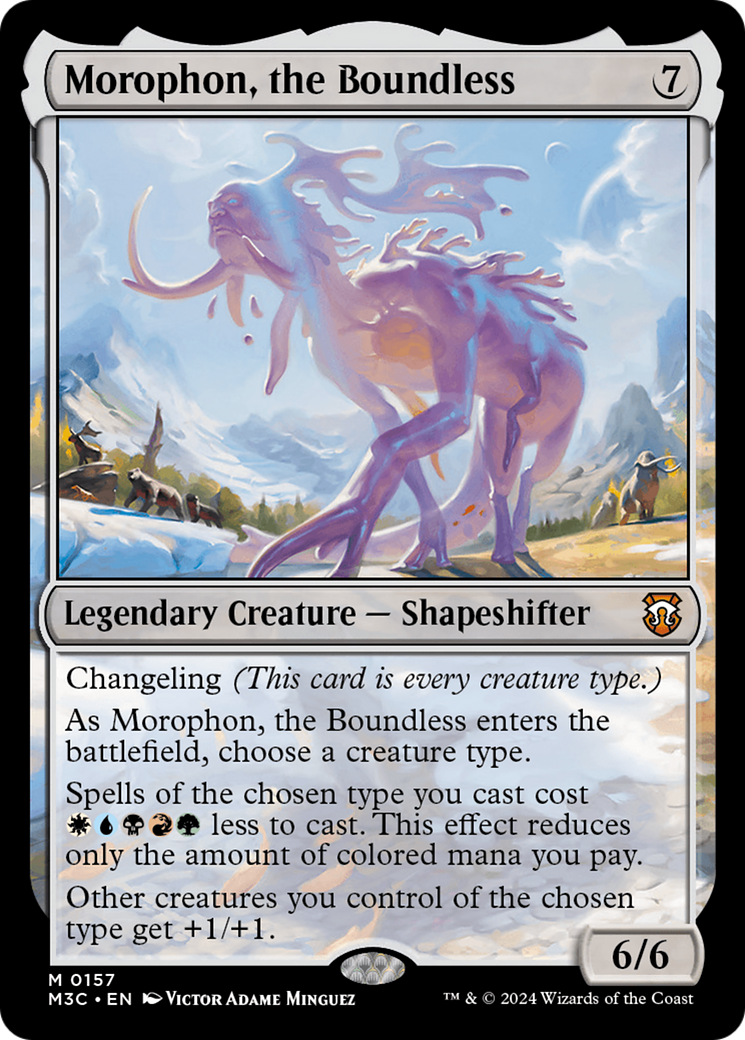 Morophon, the Boundless (Ripple Foil) [Modern Horizons 3 Commander] | Good Games Morley