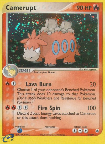Camerupt (4/109) [EX: Ruby & Sapphire] | Good Games Morley