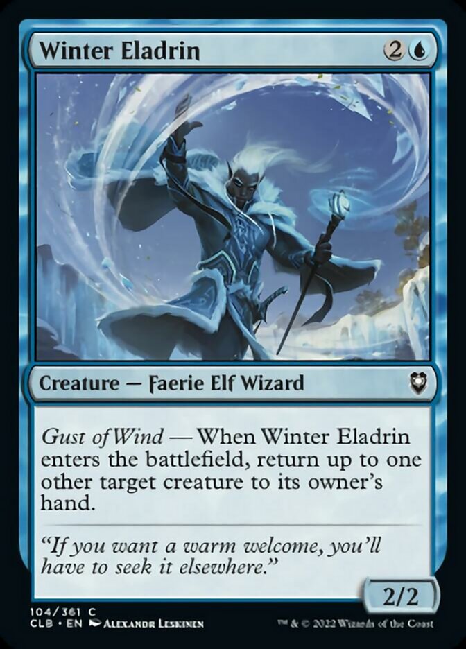 Winter Eladrin [Commander Legends: Battle for Baldur's Gate] | Good Games Morley