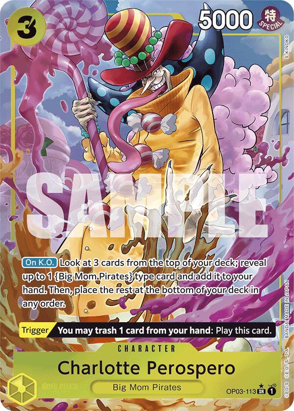 Charlotte Perospero OP03-113 (Premium Booster -The Best-)  - Alternate Art Foil | Good Games Morley