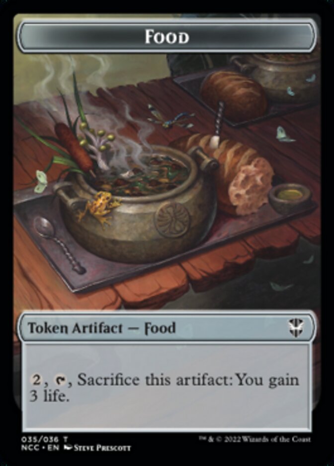 Food // Citizen Double-Sided Token [Streets of New Capenna Commander Tokens] | Good Games Morley