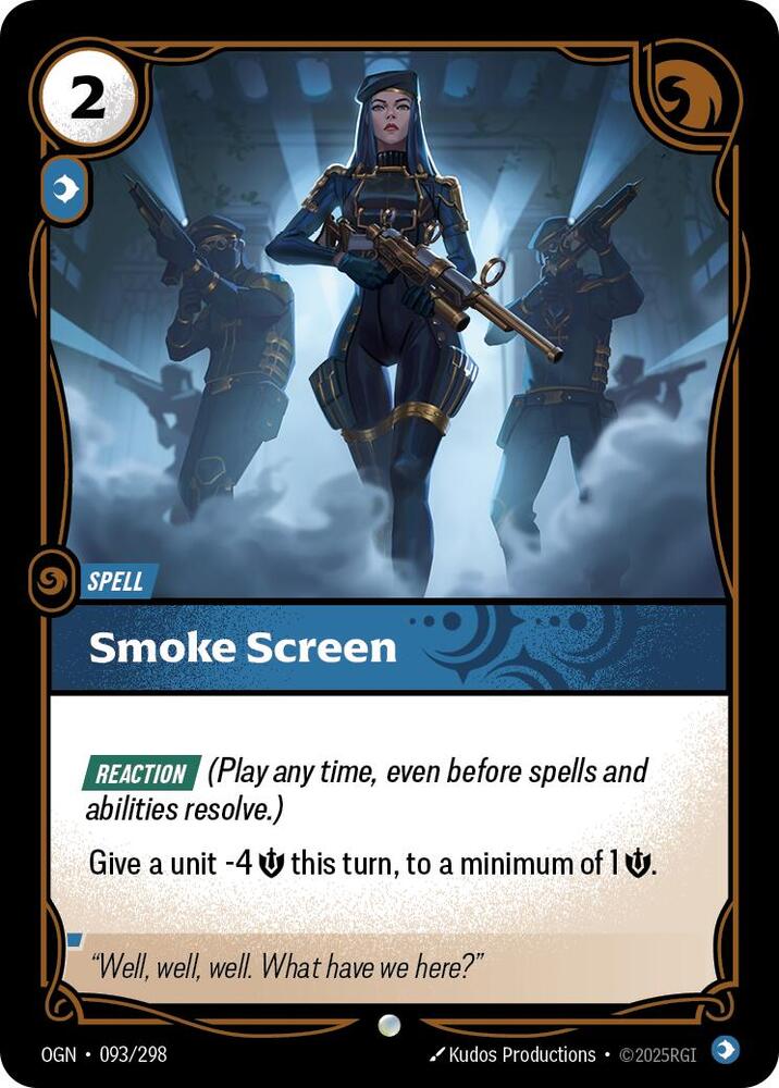 Smoke Screen 093/298 (Origins)  - Foil | Good Games Morley