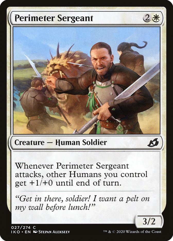 Perimeter Sergeant [Ikoria: Lair of Behemoths] | Good Games Morley