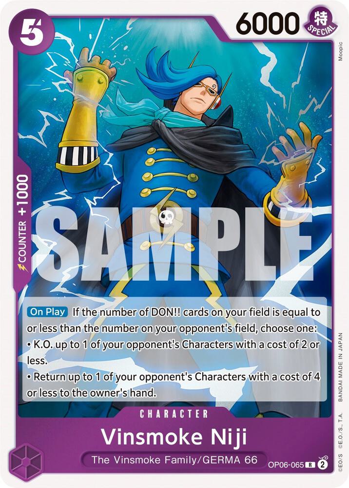 Vinsmoke Niji OP06-065 (Wings of the Captain)  - Foil | Good Games Morley