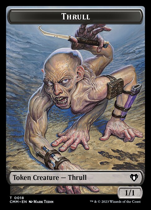 Servo // Thrull Double-Sided Token [Commander Masters Tokens] | Good Games Morley