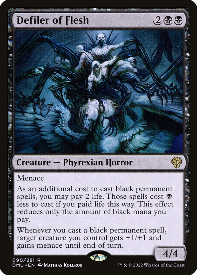 Defiler of Flesh 90 (Dominaria United)  - Foil | Good Games Morley
