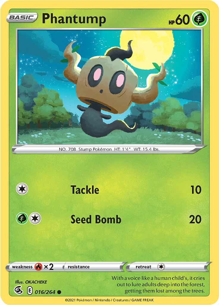 Phantump (016/264) [Sword & Shield: Fusion Strike] | Good Games Morley