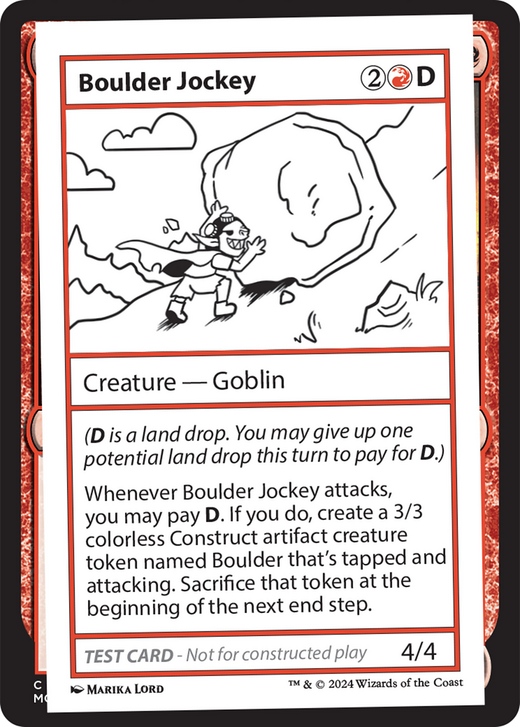 Boulder Jockey [Mystery Booster 2 Playtest Cards] | Good Games Morley