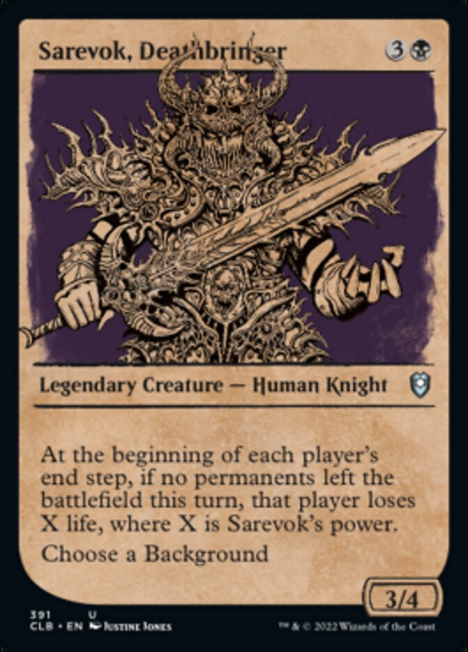 Sarevok, Deathbringer (Showcase) [Commander Legends: Battle for Baldur's Gate] | Good Games Morley